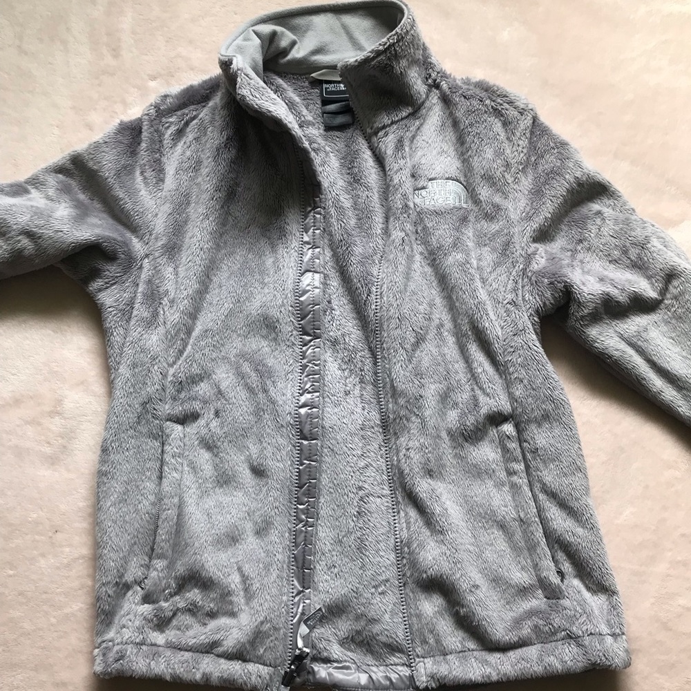 North face zip up fleece jacket